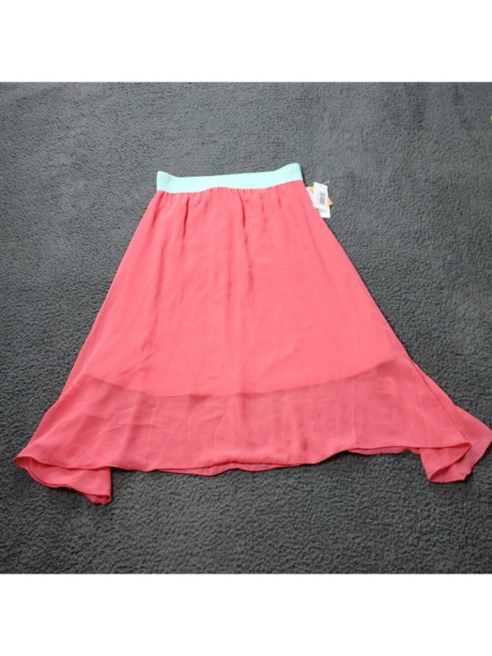 LulaRoe Lola Skirt Womens XS Extra Small Pink Blue Colorful Summer y2K